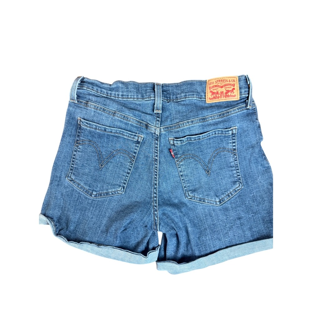 Levi's Shorts Womens 29 Blue Denim Distressed 29965-0044 - Picture 2 of 10